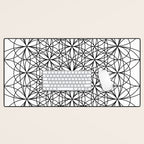 Flower of life sacred geometry Desk Mat Gallery Image 1