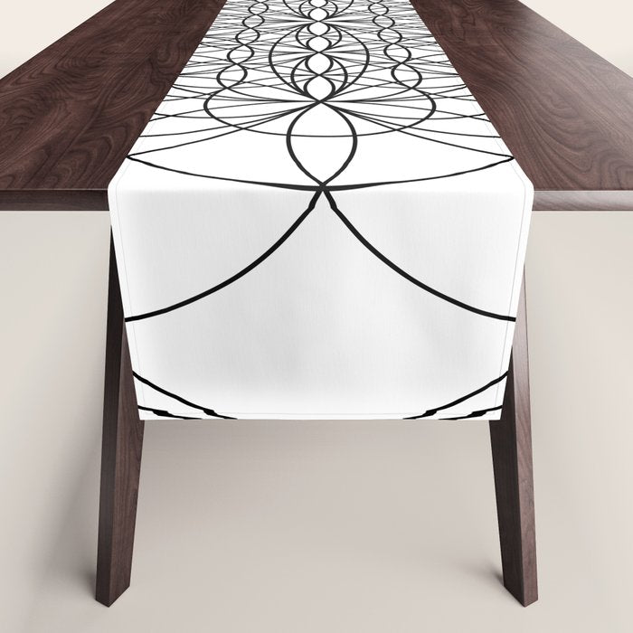 Flower of life sacred geometry Table Runner Gallery Image 1