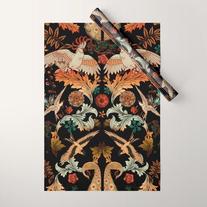 Victorian Midnight II Wrapping Paper Gallery Image 1