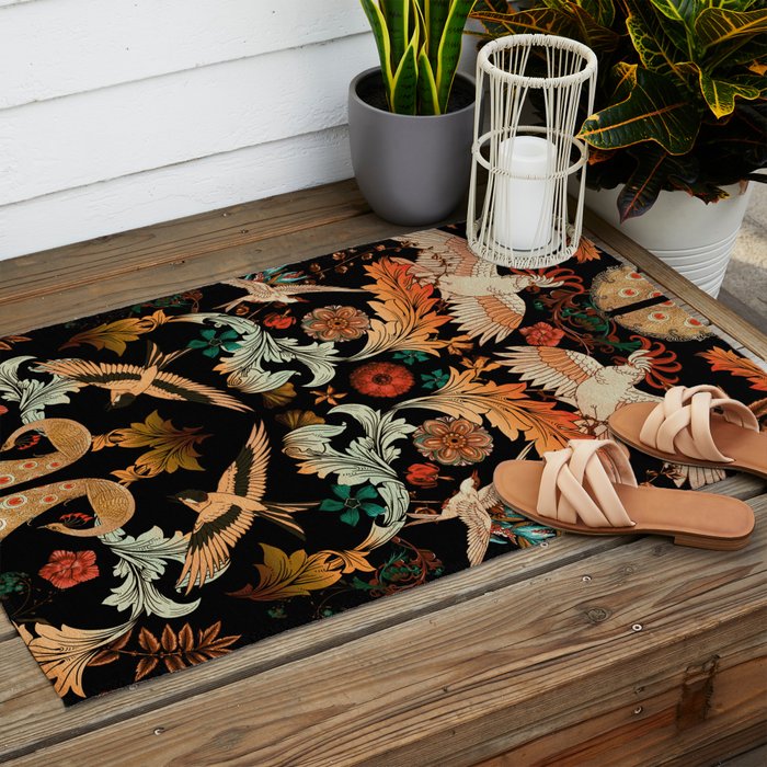 Victorian Midnight II Outdoor Rug Gallery Image 2