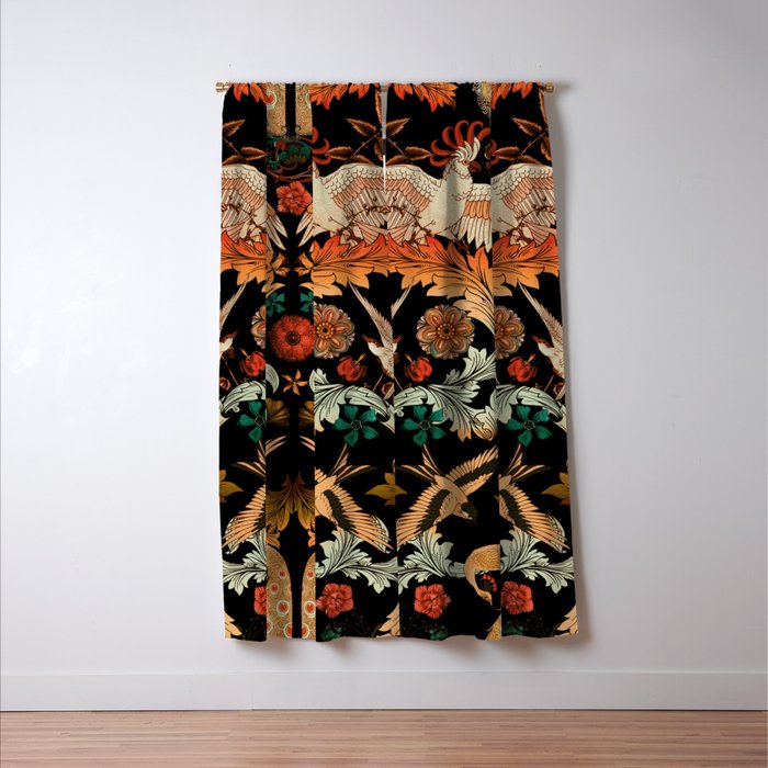 Victorian Midnight II Window Curtain Gallery Image 3
