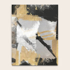 Gold leaf black, geometrical abstract Notebook Gallery Image 4