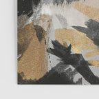 Gold leaf black, geometrical abstract Poster Gallery Image 3