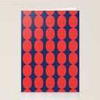 Ember and Navy Bubble Chain Stationery Card Gallery Image 2