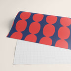 Ember and Navy Bubble Chain Wrapping Paper Gallery Image 2