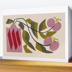 Pink Orchid Wall Mural Gallery Image 2