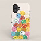 Lots of Smileys iPhone Case Gallery Image 1