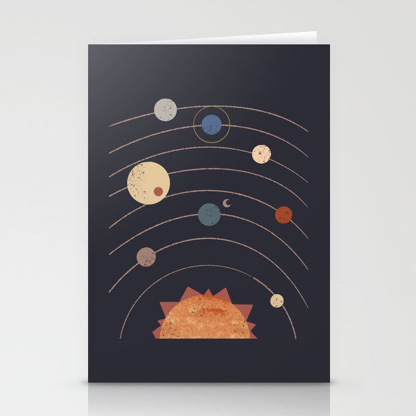 Equal Orbit Stationery Card Gallery Image 1