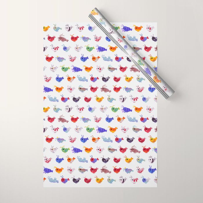 Freshwater shrimp - name Wrapping Paper Gallery Image 1