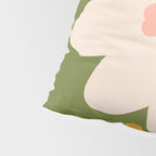 Sunflower - bohemian green Pillow Sham Gallery Image 4