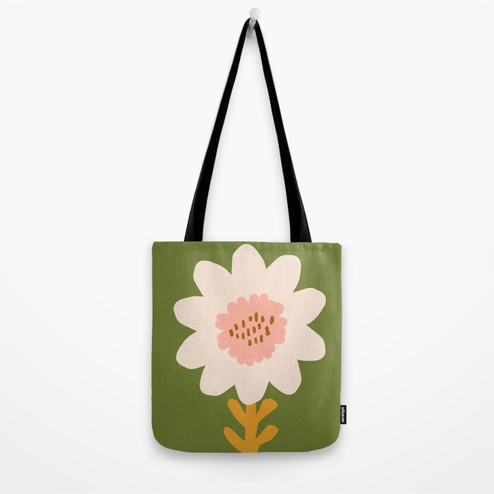 Sunflower - bohemian green Tote Bag Gallery Image 2