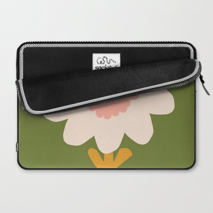 Sunflower - bohemian green Laptop Sleeve Gallery Image 2