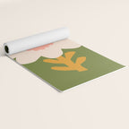 Sunflower - bohemian green Yoga Mat Gallery Image 2