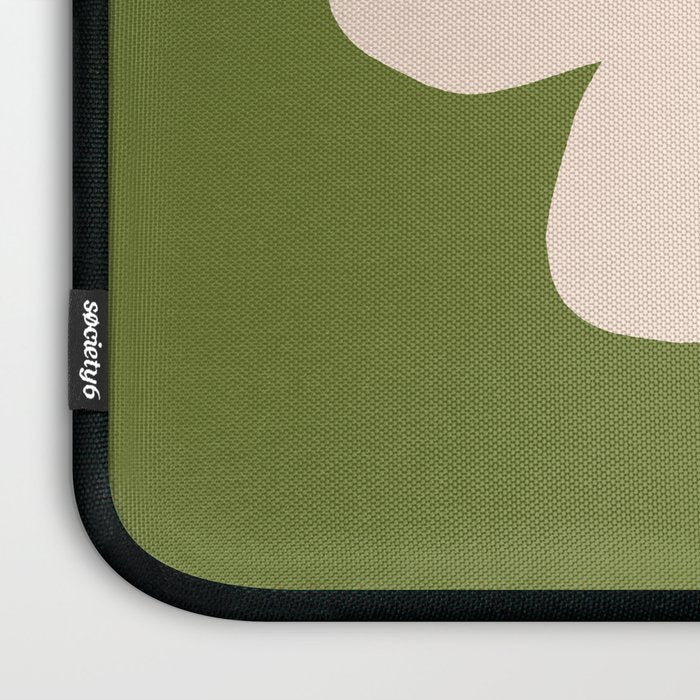 Sunflower - bohemian green Laptop Sleeve Gallery Image 3