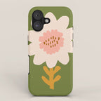Sunflower - bohemian green iPhone Case Gallery Image 1