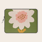 Sunflower - bohemian green Laptop Sleeve Gallery Image 1