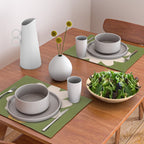 Sunflower - bohemian green Placemat Gallery Image 2