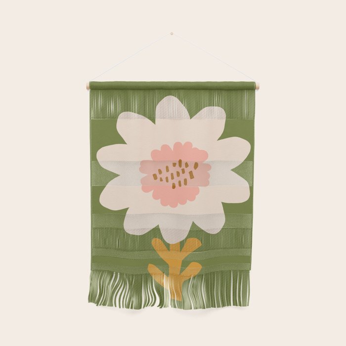 Sunflower - bohemian green Wall Hanging Gallery Image 1