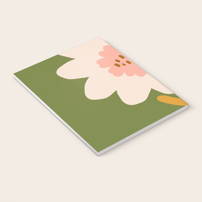 Sunflower - bohemian green Notebook Gallery Image 3