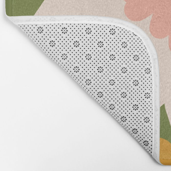 Sunflower - bohemian green Bath Mat Gallery Image 2