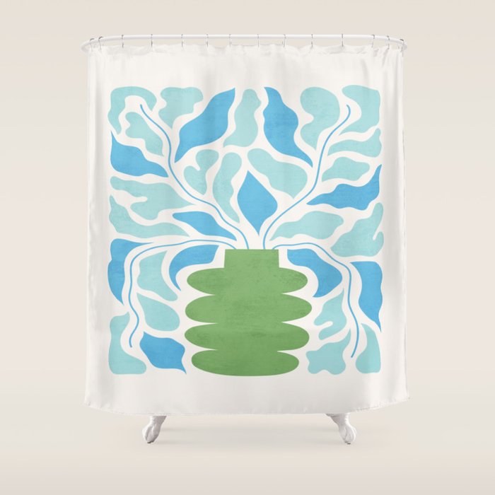 Paris: Flower Market 02 | Botanica Edition Shower Curtain Gallery Image 1