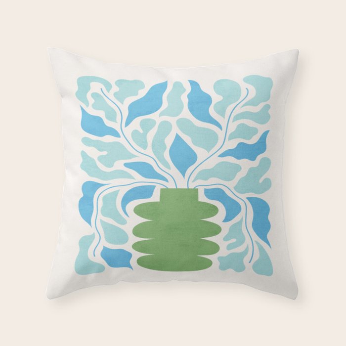 Paris: Flower Market 02 | Botanica Edition Throw Pillow Gallery Image 6
