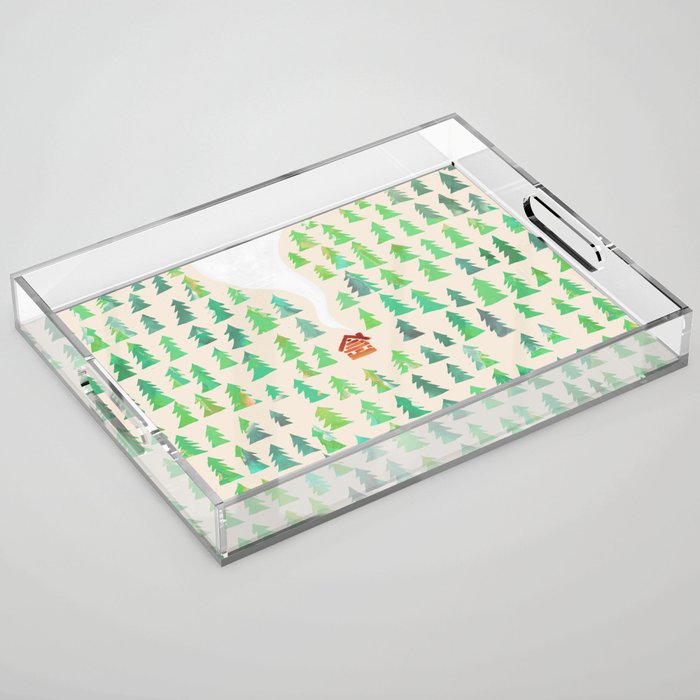 Alone in the woods Acrylic Tray Gallery Image 1