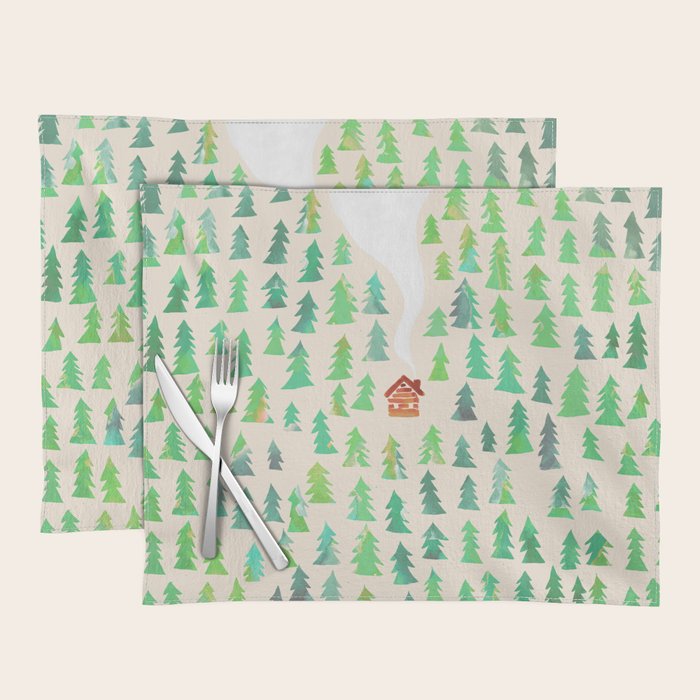 Alone in the woods Placemat Gallery Image 1
