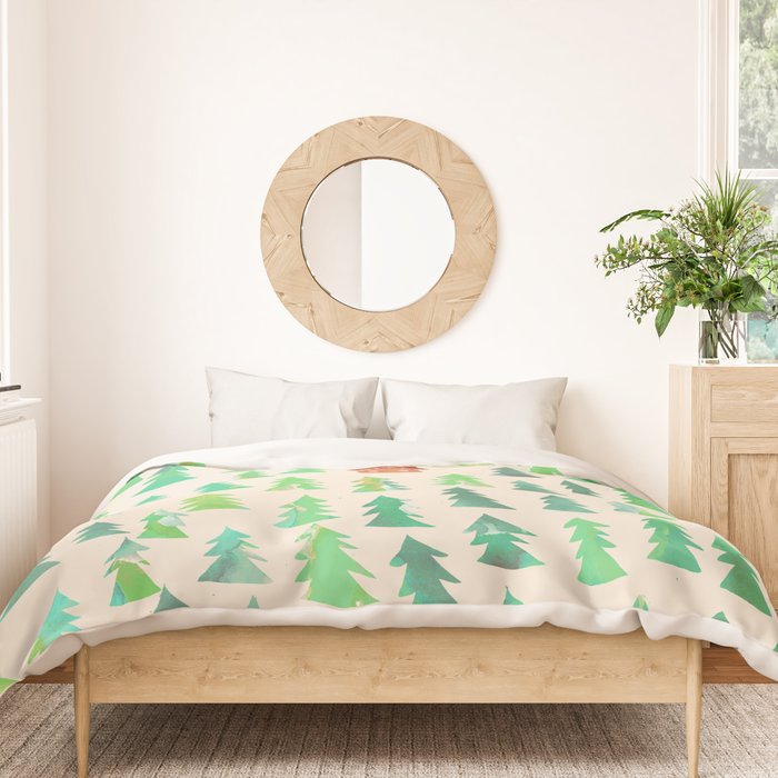 Alone in the woods Duvet Cover Gallery Image 3