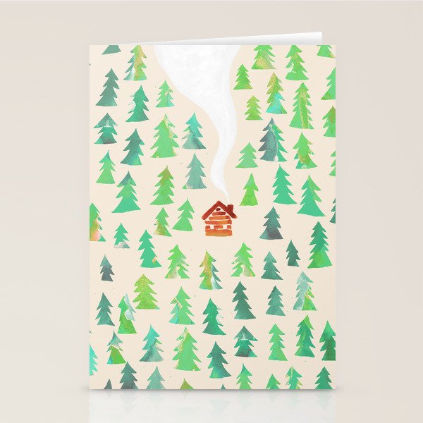 Alone in the woods Stationery Card Gallery Image 2