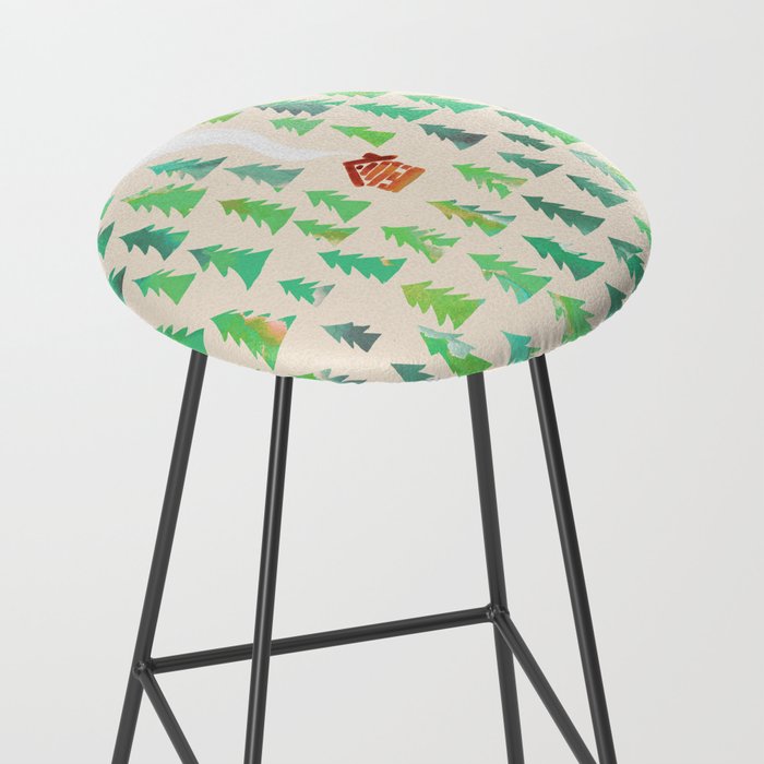 Alone in the woods Stool Gallery Image 2