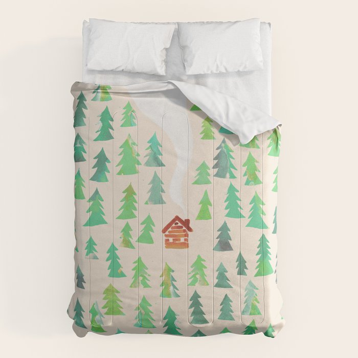 Alone in the woods Comforter Gallery Image 1
