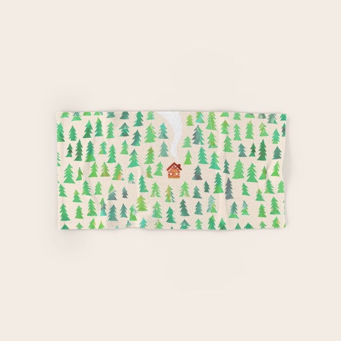 Alone in the woods Bath Towel Gallery Image 1