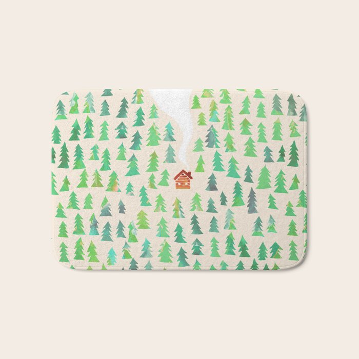Alone in the woods Bath Mat Gallery Image 1