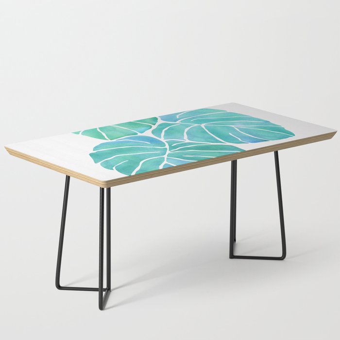 Monstera Tropical Plant Coffee Table Gallery Image 1