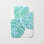 Monstera Tropical Plant Bath Mat Gallery Image 1