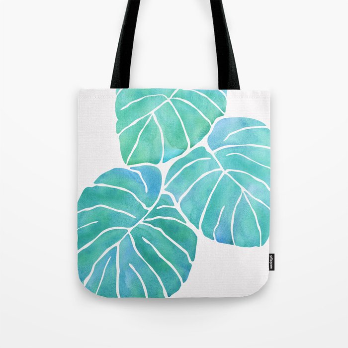 Monstera Tropical Plant Tote Bag Gallery Image 1