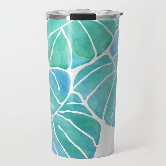 Monstera Tropical Plant Travel Mug Gallery Image 1
