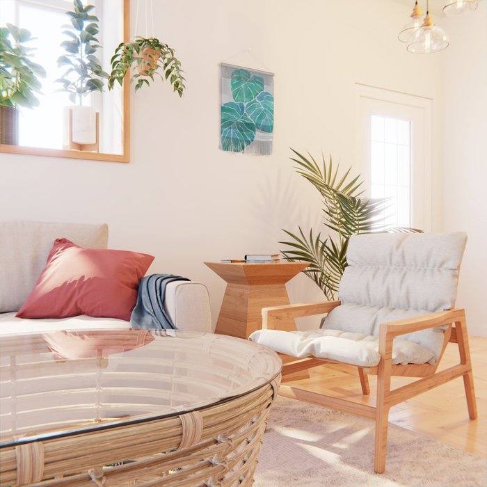 Monstera Tropical Plant Wall Hanging Gallery Image 2