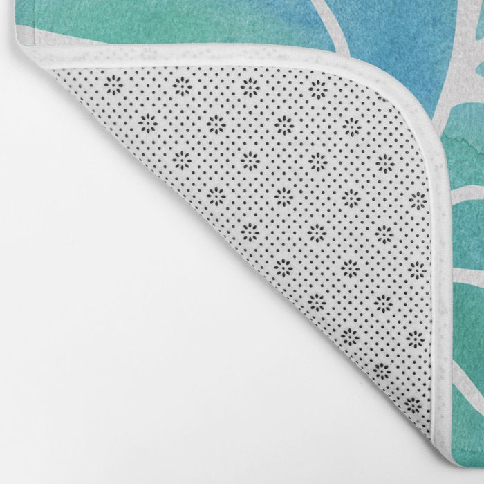 Monstera Tropical Plant Bath Mat Gallery Image 2