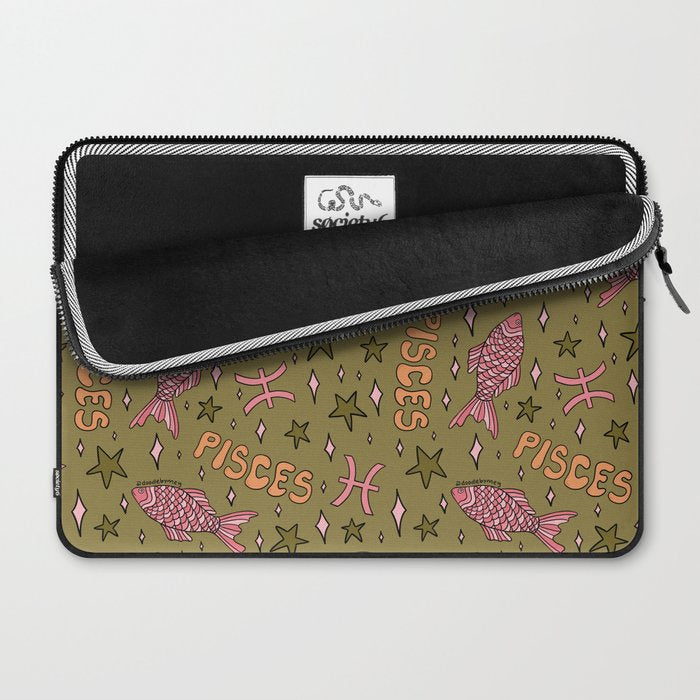 Pisces Print Laptop Sleeve Gallery Image 2