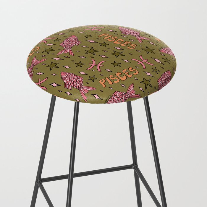 Pisces Print Stool Gallery Image 2