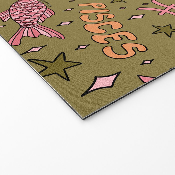 Pisces Print Welcome Mat Gallery Image 2