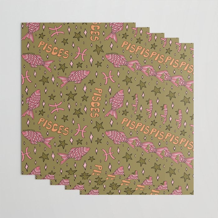 Pisces Print Wrapping Paper Gallery Image 3