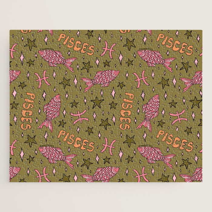 Pisces Print Jigsaw Puzzle Gallery Image 1
