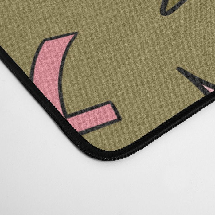 Pisces Print Desk Mat Gallery Image 4