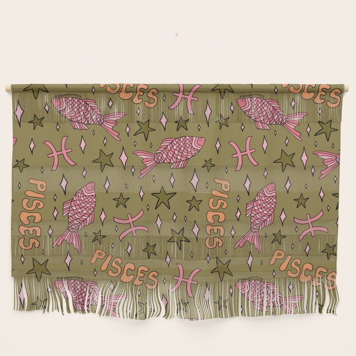 Pisces Print Wall Hanging Gallery Image 1