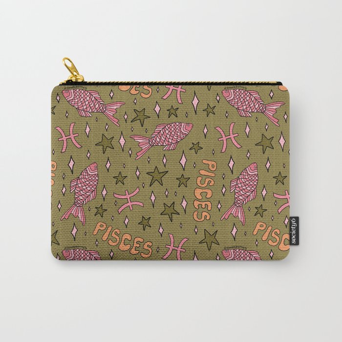 Pisces Print Carry All Pouch Gallery Image 1