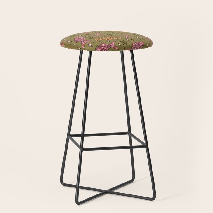 Pisces Print Stool Gallery Image 1