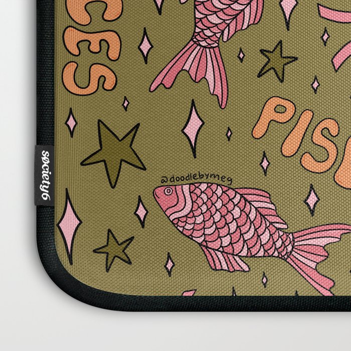 Pisces Print Laptop Sleeve Gallery Image 3